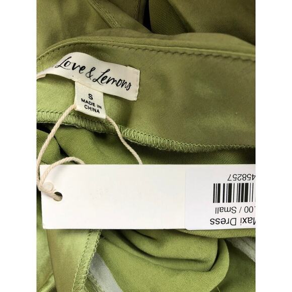 For Love and Lemons Pia Dress Halterback Midi NWT Small - Picture 7 of 9